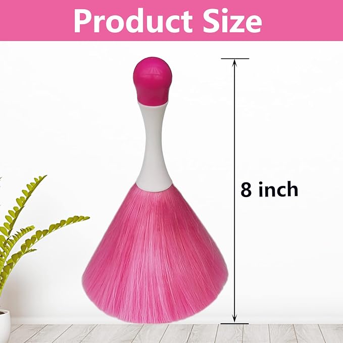 4 Pack Small Feather Duster, Washable Microfiber Duster, Suitable for Light Daily Household Dusting, Electrostatic Feather Duster Brush,Cleaning Supplies for Book,Screen,Car,Furniture,Photo Frames