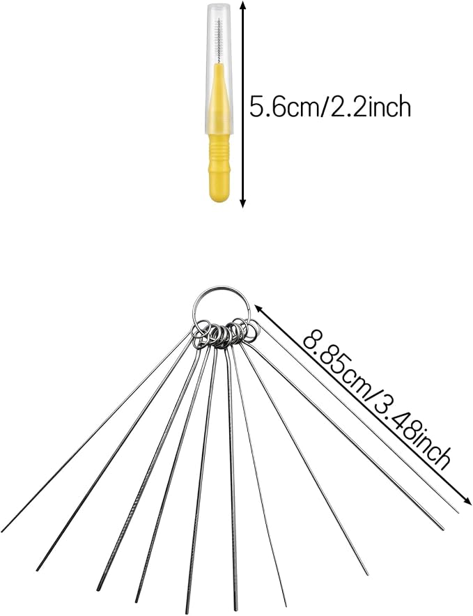 16 Pieces Shower Head Cleaner Tool - Anti-Clogging Cleaning Brush | for Unclogging Small Holes in Showerheads, Multi-Size Unclogging Needles, Household Bathroom Maintenance