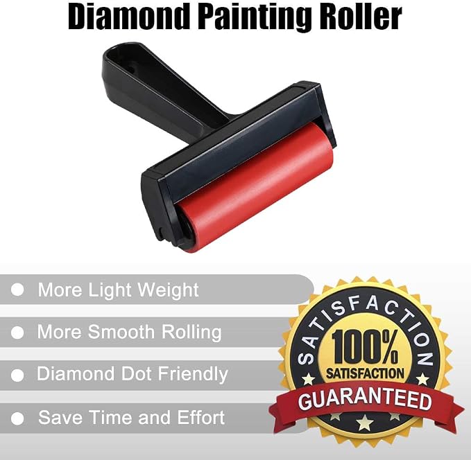 5D Diamond Painting Roller and Fix Tools,Unime Ideal Aligning Repair Pressing Accessories Tools for Full Drill Diamond Painting Kits for Adults (2 Pack)