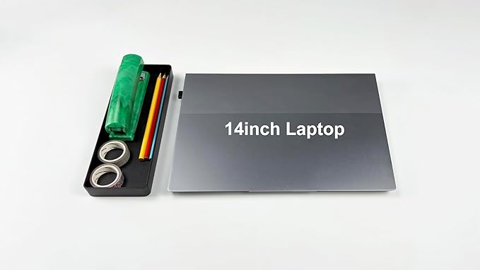 Amazon Basics Rectangular Plastic Desk Organizer, Half Accessory Tray for Office Supplies and Workspace Organization, 9.4" x 3.3" x 1", Black