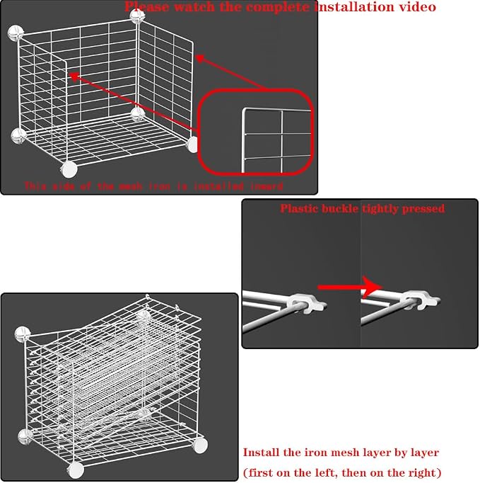 FDSDEFEN Art Drying Rack Removable Shelves ，Wall Art Drying Rack，Art Organizer for Kids, Art Studio and Tabletop Storage, Craft Room and Desktop (10 Shelves)