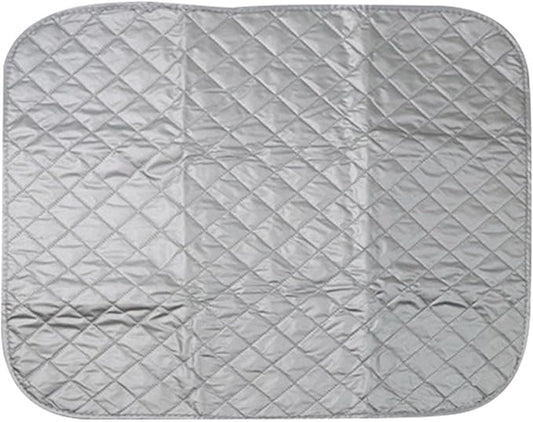 Portable Ironing Mat Blanket for Table Top, Iron Board Alternative Cover Foldable Ironing Board Replacement Quilted Washer Dryer Heat Resistant Pad (Magnet,Color:60x55cm)