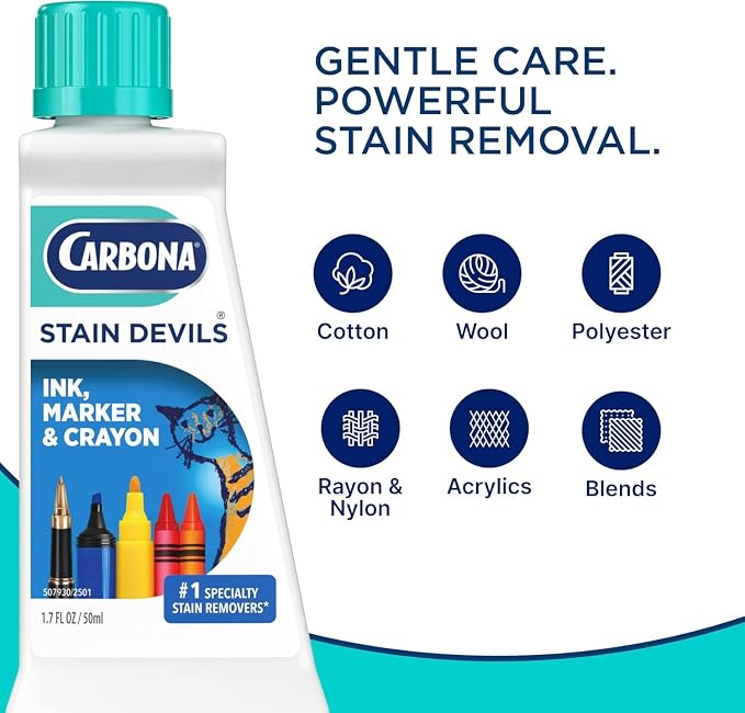 Carbona Stain Devils Laundry Stain Remover Variety Pack (8 Count) – Removes Blood, Oil, Ink, Rust, Grass, Coffee, Food & Tough Stains (Variety Pack)