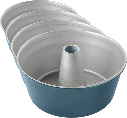 Nordic Ware Formed Angel Food Cake, 16 Cup, Twilight Blue (Pack of 4)