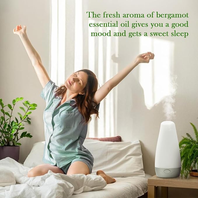 EVOKE OCCU Bergamot Essential Oil for Diffuser Skin & Relaxation | Fresh and Pleasant Scent, Suitable for Study, Work, and DIY Wool Dryer Balls – 118mL / 4 fl oz