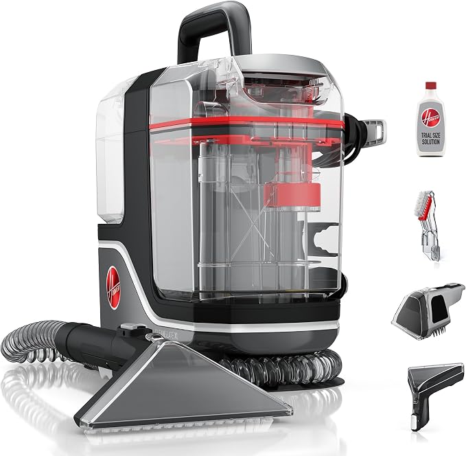 Hoover CleanSlate XL Deep Cleaning Carpet + Upholstery Spot Cleaner Machine | Includes Specialized Tools, Permanent Stain Remover, Pair with Hoover Portable Spot Cleaner Solution