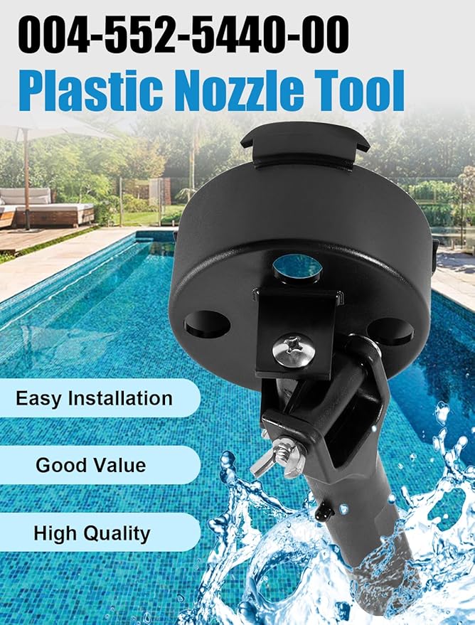 Plastic Pool Nozzle Tool Cleaning Head Removal Tool For 004-552-5440-00 PCC 2000 Vanquish Vantage, For all Large 3-Prong Pop Ups