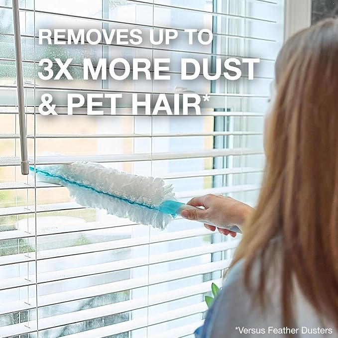 Bona Disposable Dusters - 9 Pack - High Performance Dusting System | Microfiber Dusters Remove Dust and Pet Hair for Quick Spot Cleaning