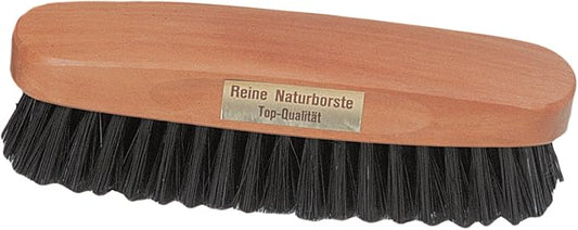 Redecker Natural Pig Bristle Clothes Brush with Pearwood Handle, 5-1/4-Inches