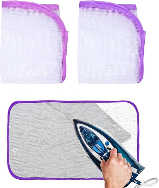 Pressing Cloth for Ironing,2 Pcs Ironing Cloth To Protect Clothes,Protective Heat Resistant Mesh Cloth Press Cloth Cloth,Ironing Fabric Protector Tool,Ironing Protector Insulation Pad,Ironing Pad