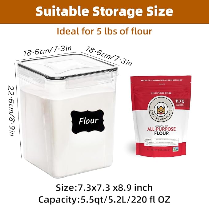 4 Pack Airtight Food Storage Containers