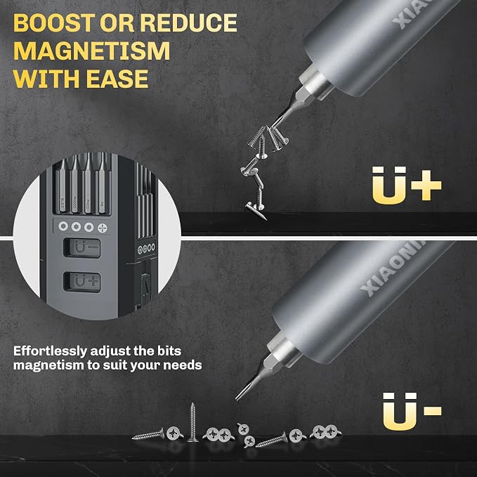3.7V Precision Electric Screwdriver Set,50 IN 1 Small Power Magnetic Storage Mini Electric Screwdriver Cordless Set USB Charging Repair Tool Kit for Electronics Laptop Phone Camera Glasses Watch