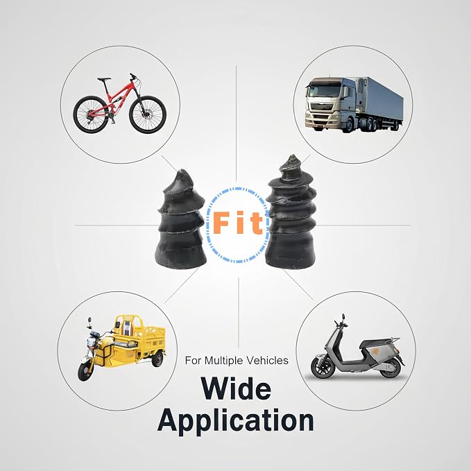 61 PCS Tire Repair Rubber Nail Kit, Vacuum Tire Repair Kits Spiral Rubber Screws, Fast Self-Service Tool for Car, Truck, Motorcycle, Tractor Tire Puncture Repair (Screwdriver included)