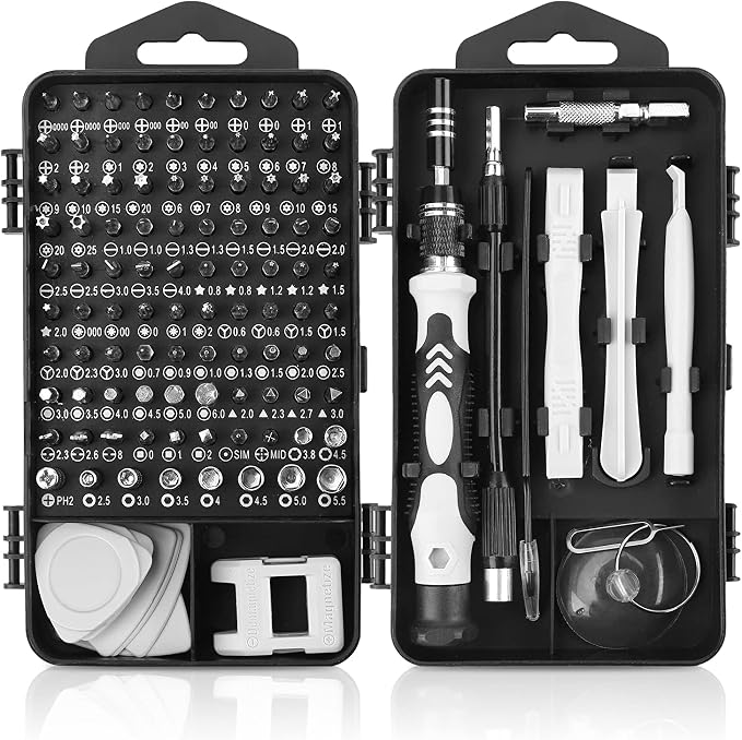 Ultimate 117 in 1 All-in-One Precision Screwdriver Kit: Professional Magnetic Tool Set for MacBook, iPhone, PS5/PS4/Xbox Console, Laptop, Watch, Electronics Repair