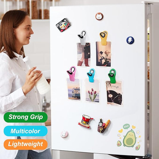 Jetmore 20 Pack Chip Clips, Bag Clips, Multipurpose Food Clip, Magnetic Clip for Chip, Snack, Food Storage, Kitchen, Packages, Office Paper Clamps