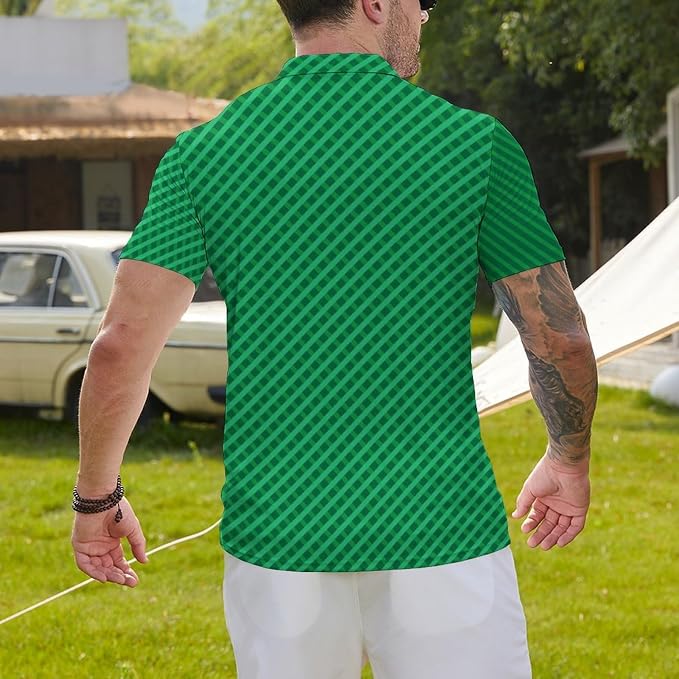 Polo Shirts for Men Moisture Wicking Mens Polo Shirts Patriotic Shirts for Men