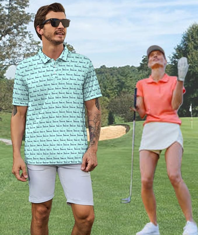 Polo Shirts for Men Moisture Wicking Mens Polo Shirts Patriotic Shirts for Men