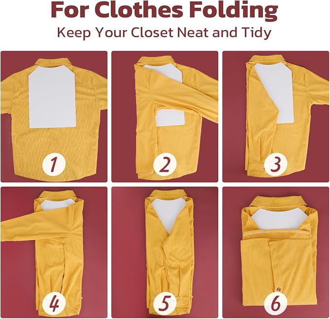 White Cardboard Shirt Form, 10x13.8 inch, Pack of 50, T Shirt Folder Board, Paper Shirt Cardboard Inserts for T Shirt Display, DIY Painting, Clothes Folding, Packaging, Mailing, Storage