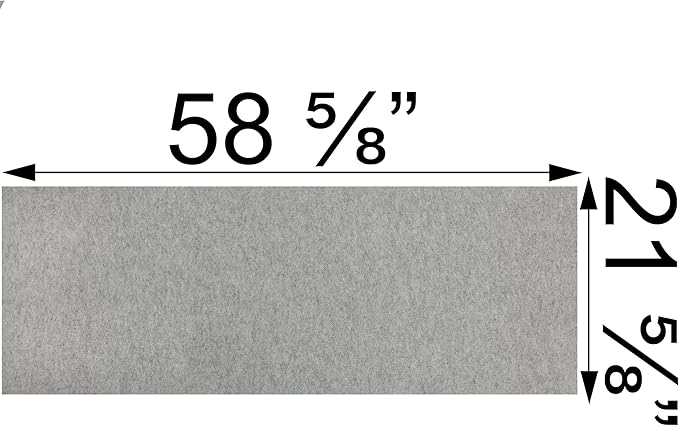 Wool Pressing Mat - Ironing Pad for Quilting & Sewing | Premium 100% New Zealand Felted Wool, by Sew Creative (21-5/8" x 58-5/8")