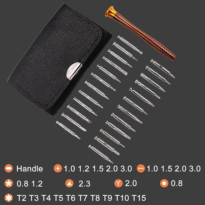 Repair Screwdrivers Tool Set for DJI Mavic 2/2S Phantom 3 4/4 Pro Mavic 2/3 Mini 2/SE/Mini 3 Pro Spark Avata Drone and Other Electronics Devices Universal Screwdriver 25 In 1