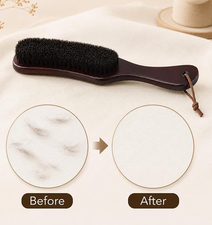 Lint Brush for Clothes, Clothes Brush Single Piece Portable | Efficient Fabric Fuzz Pet Hair Cleaner for Coat, Sofa, Carpet Garment, Daily Household Clothing Cleaning Use