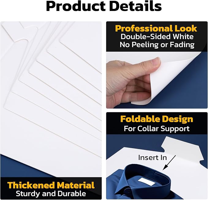 White Shirt Cardboard Inserts, 8.5x14 inch, Pack of 25, T Shirt Folder Board for Clothes Folding, Paper Shirt Form Inserts for T Shirt Display, DIY Painting, Packaging, Shipping, Storage