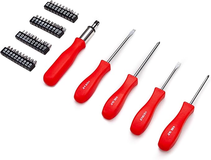 CARTMAN 123-Piece Socket Wrench Tool Set, Auto And Home Repair Kit Case Box | Versatile socket wrench and tool assortment for auto repairs, garage work, DIY projects, home fixes, and general maintenance.