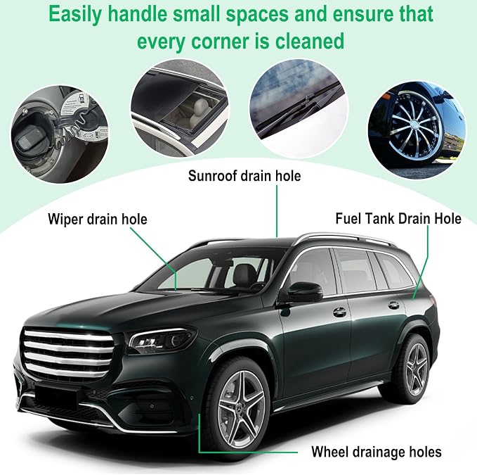 Auto Sunroof Drain Cleaning Tool, 78 Inch Flexible Tube Cleaning Brush, Drain Brush Extra Long Pipe Cleaners for Cars, Car Accessories, Car Sunroof Drain Hole Cleaner for Drains, Sewers, Windshields