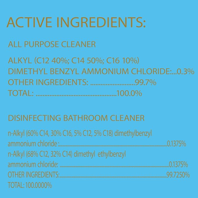 Clorox Disinfecting All-Purpose Cleaner, 32 fl. Oz., and Bathroom Cleaner, Bleach Free, Household Essentials, Cleans Dirt and Grime Off Most Surfaces and Countertops, 32 fl. oz.