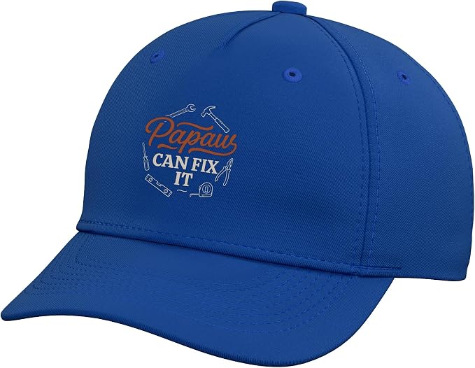 Papaws Can Fix It Handyman Repair Tool Humor Adjustable Baseball Hat