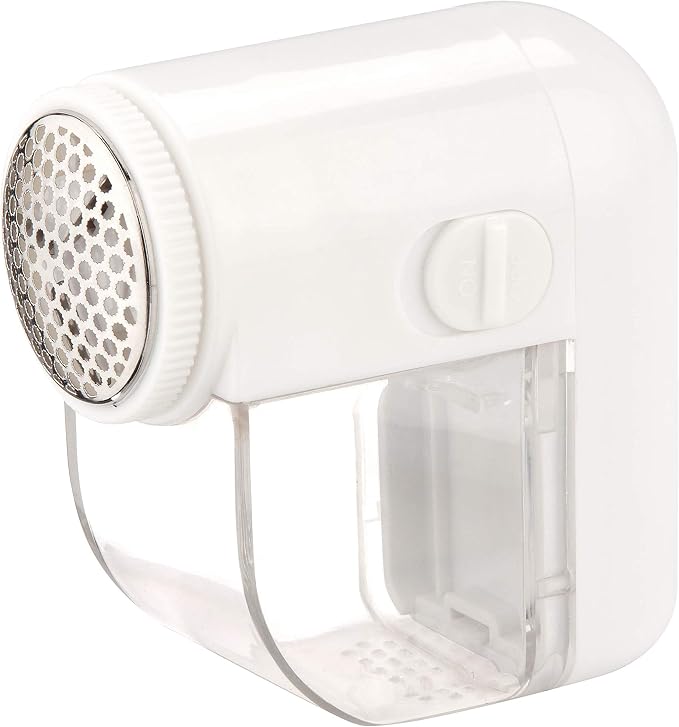 Honey-Can-Do LNT-02093 Electric Fabric Shaver with Brush, White