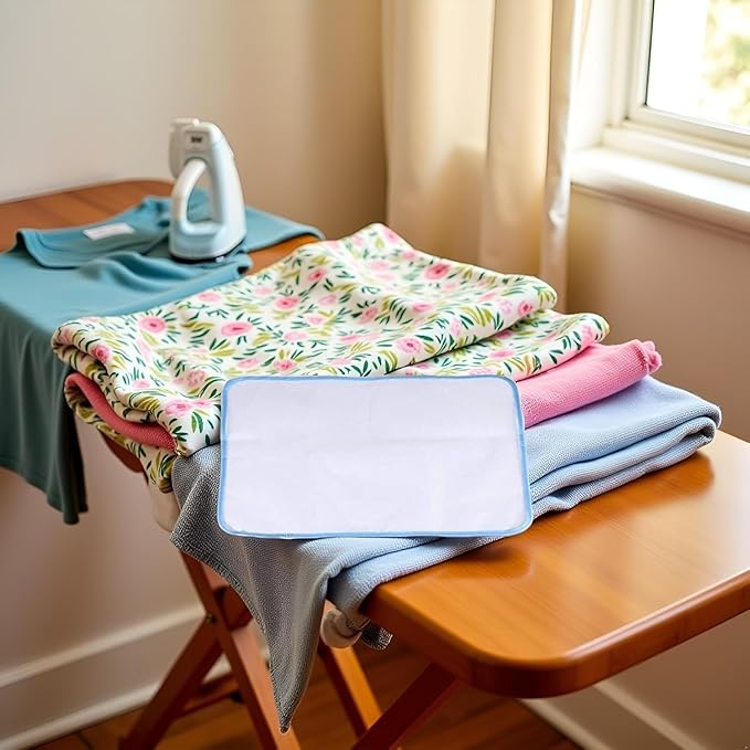 16x24 Heat-Resistant Ironing Mesh Pad - No Melt Scorch-Proof Fabric Protection for Home and Professional Ironing, Durable Pressing Cloth with Non-Stick Surface (Random Color)