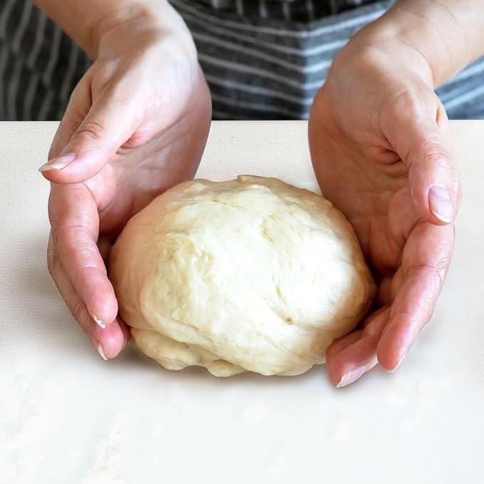 Covzoe 15.7 In x 8 FT Silicone Baking Mat Roll, Non-Stick Pastry Mat, Cut to Any Size, Heat Resistant Food Grade Silicone Dough Rolling Mat, Reusable Air Fryer Liner for Pie Crust, Pizza Cookies