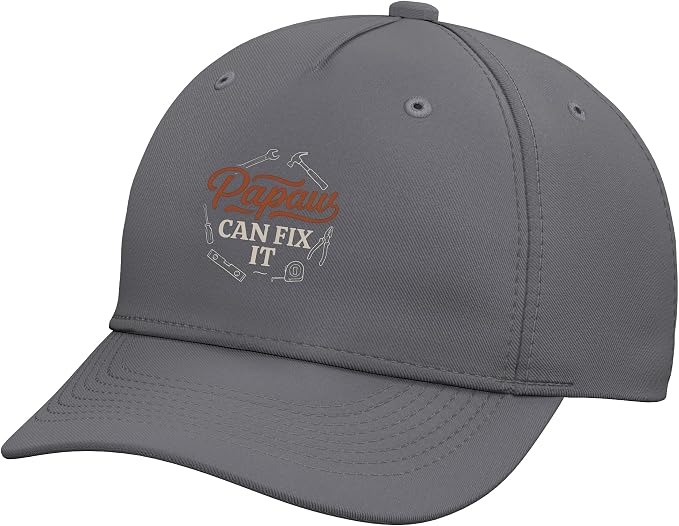 Papaws Can Fix It Handyman Repair Tool Humor Adjustable Baseball Hat