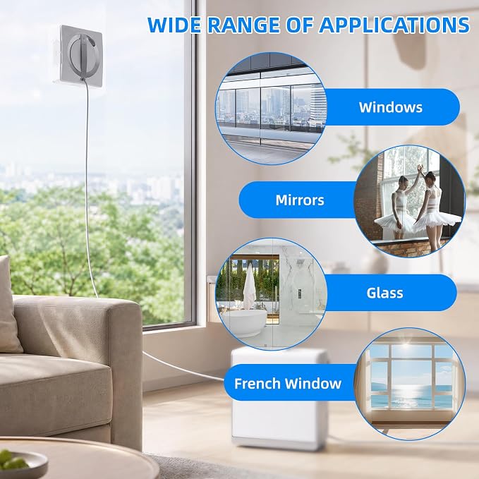 Window Cleaning Solution for ECOVACS Winbot W3 / W2S / W2 PRO OMNI / W2 OMNI / W2 PRO / W1 PRO / W1 / WINBOT MINI2 / WINBOT MINI Series Window Cleaning Robot, Window Cleaning Robot Detergent Refill