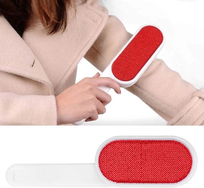 Pet Brush Reusable Washable Plastic Double-Sided Clothes Coat Garment Lint Remover