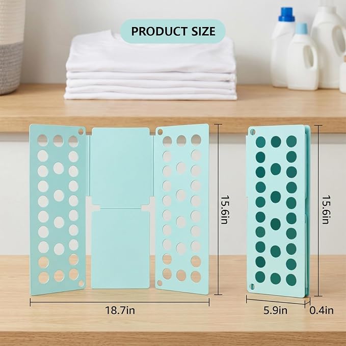 18.7 * 15.6inch Shirt Folder Board, Shirt Folding Tool for Compact Living Spaces, Efficient Laundry Organization Solution, Durable Shirt Folder Board