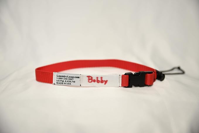 with Sock Snare, Premium White Laundering Strap, Package of 2, LLOOP-White2