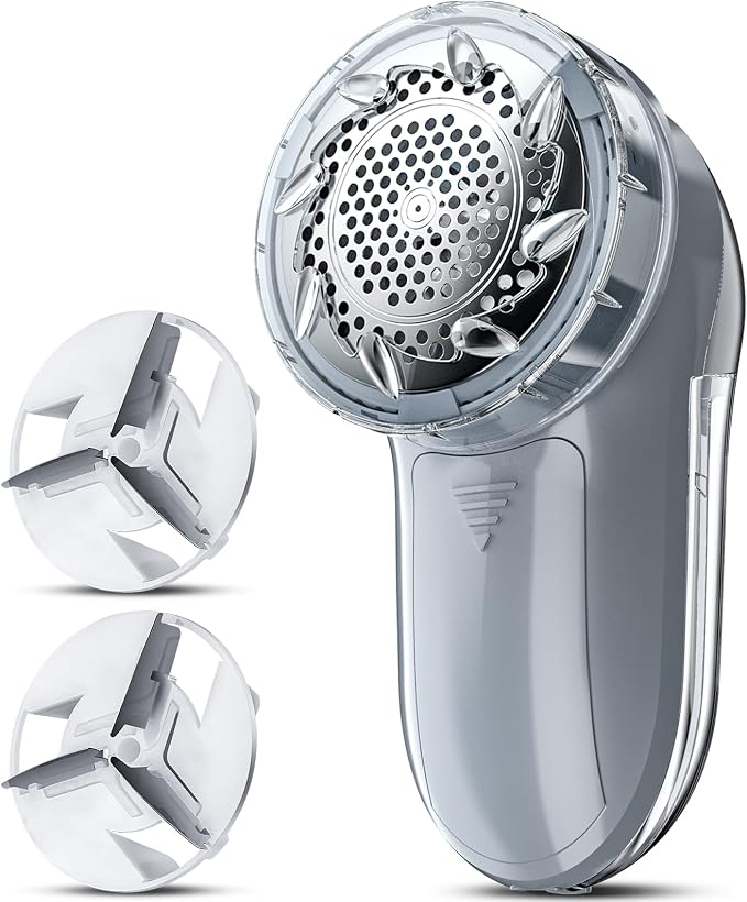 Bymore Fabric Shaver Lint Shaver for Clothes, Dual Power Lint Remover with Battery or Corded Use, Portable Sweater Shaver for Clothing, Furniture & Travel