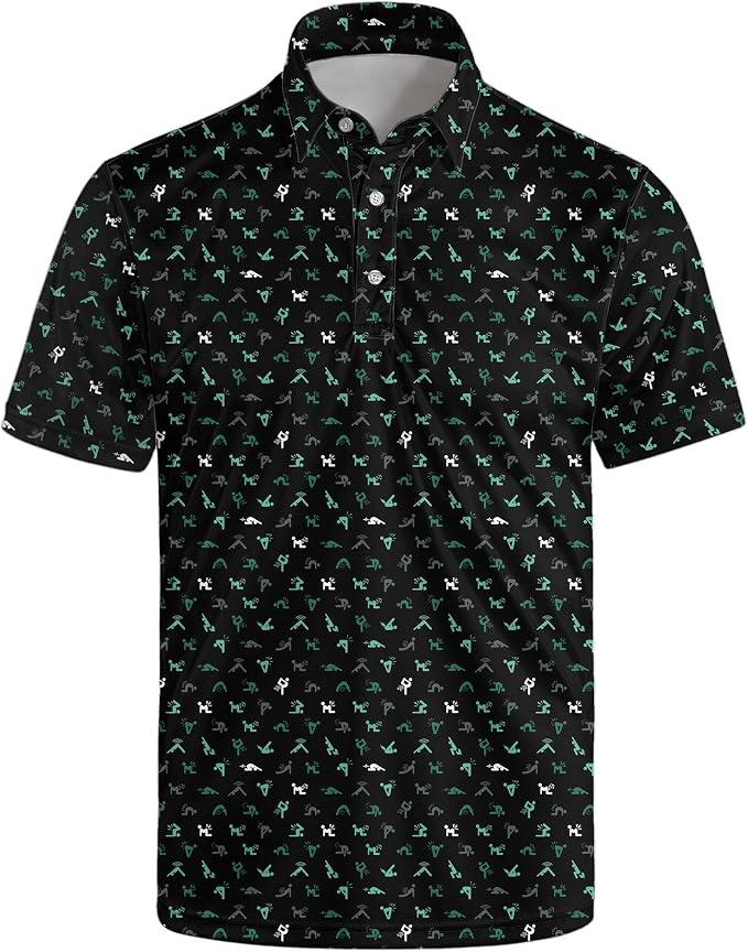 Polo Shirts for Men Moisture Wicking Mens Polo Shirts Patriotic Shirts for Men
