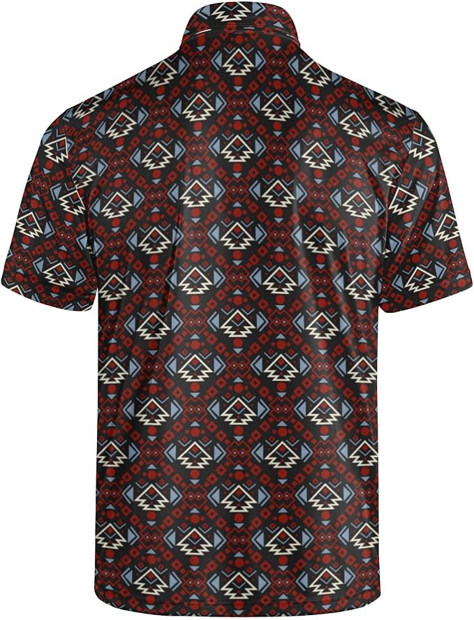 Polo Shirts for Men Moisture Wicking Mens Polo Shirts Patriotic Shirts for Men