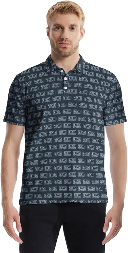 Polo Shirts for Men Moisture Wicking Mens Polo Shirts Patriotic Shirts for Men