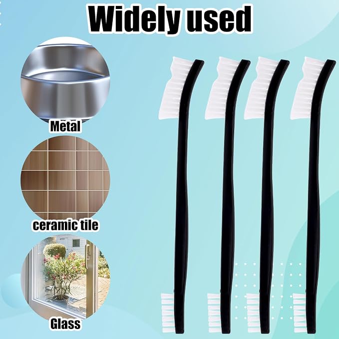 Multi Functional Universal Cleaning Brush, Durable Nylon Brush Suitable for Small Space Cleaning, Detail Cleaning Brush