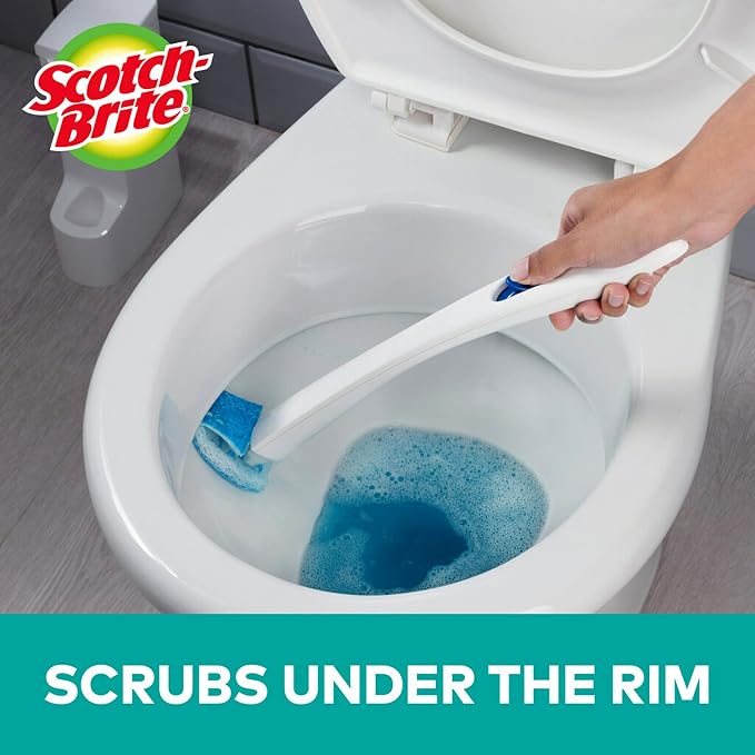 Scotch Brite Toilet Scrubber Refill Value Pack 2 Boxes of 10 Each Click N Flip