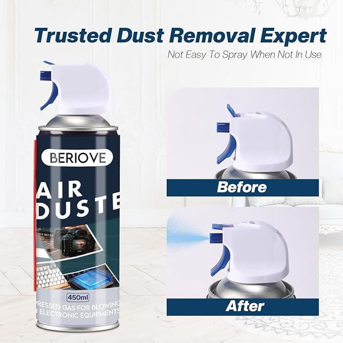 Compressed Air Duster- Keyboard Cleaner for Laptop