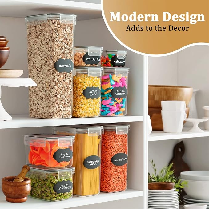 8 Pack Airtight Food Storage Containers