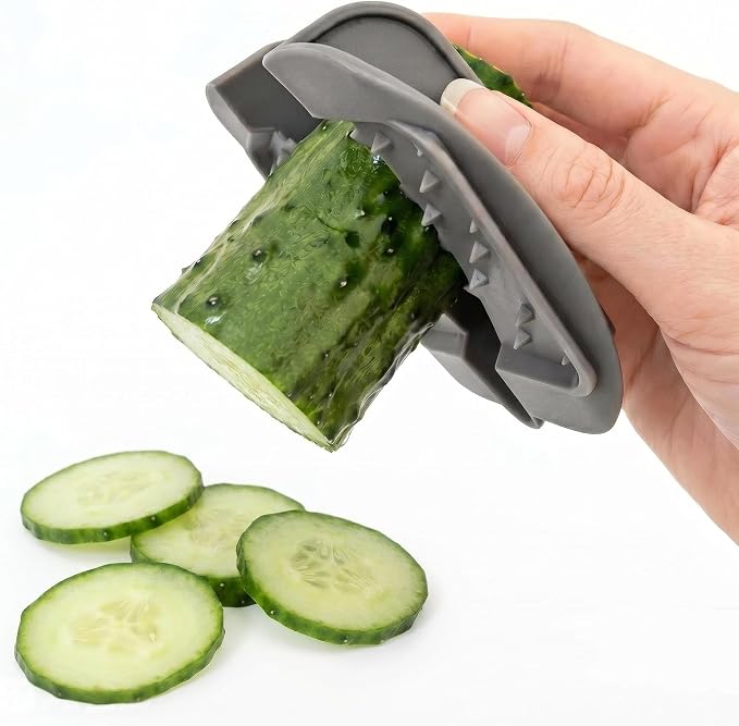 NACOLUS Grater Finger Guard for Mandoline Slicer,Vegetable Grater,Food Grabber for Box Grater,Finger Guards for Chopping, Slicing & Dicing, Sharp Knife Hand Protective Gear for Kitchen & Home (Gray)