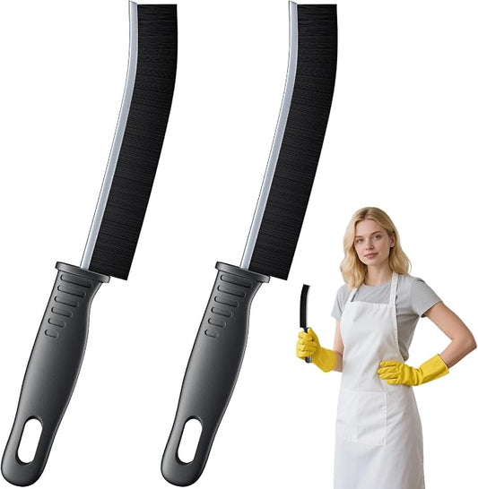 Ultimate Window & Sliding Door Track Cleaning Kit – 2 Multi-Task Brushes for Removing Dust, Dirt, and Debris with Ease