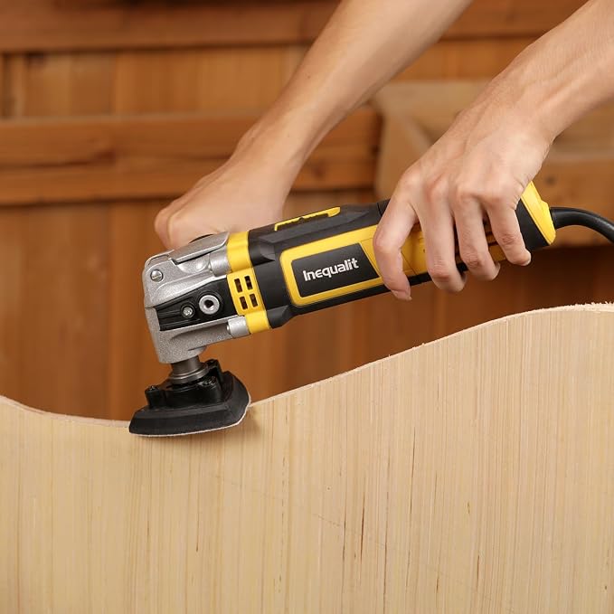 Corded Oscillating Multi Tool Kit 3.5A with 30Pcs Accessories | 22000OPM Oscillating Power Tools for Home Improvement, Woodworking, 6-Speed, Quick Clamp System, 4° Oscillating Angle