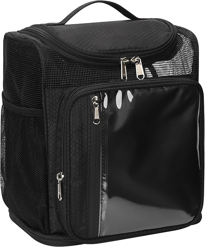 Hanging Shower Caddy Portable - Travel Toiletry Bag for Men & Women, Large Capacity Caddy Dorm Basket, Quick Dry Toiletry Tote Bag with Stain Resistant Bottom for Bathroom, Beach, Camp, Gym